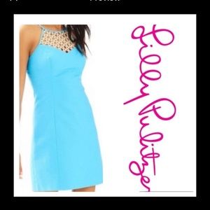 Lilly Pulitzer Larina blue shift dress size 2 🦋